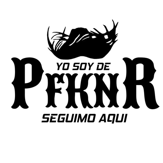 Yo Soy De PFKNR | Car Window Decal | Spanish Text Vinyl Sticker | Application Instructions Included