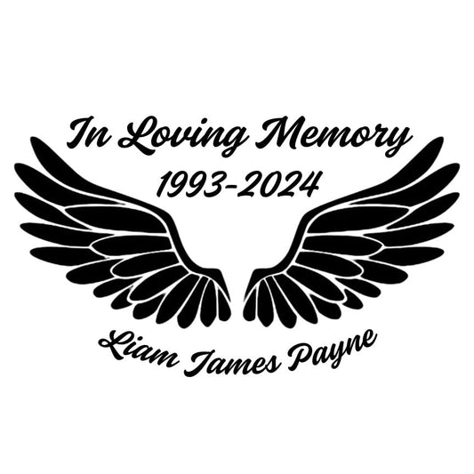 In Loving Memory | Personalized | Decal Sticker Car Window | Application Instructions Included - Nostalgi Factory