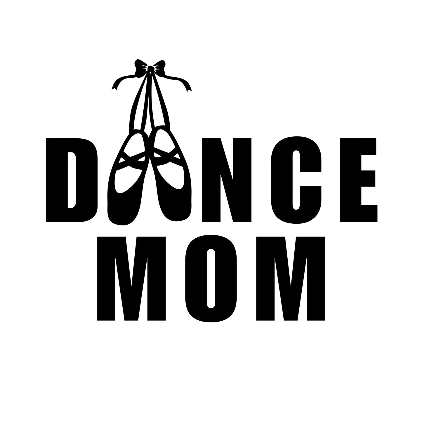 Dance Mom Car Decal | Ballet Shoes Design | Multiple Colors Available