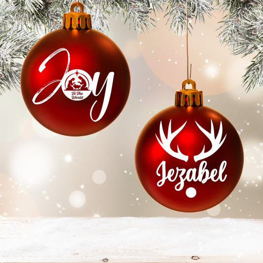 Joy to the World Nativity Scene Car Decal | Religious Christmas Vinyl Sticker | Available in 5 Colors - Nostalgi Factory