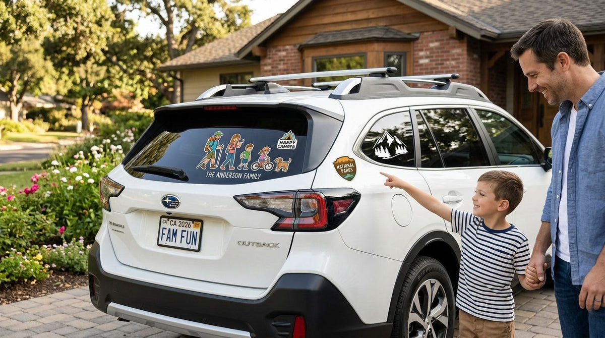 Best family car stickers in 2026