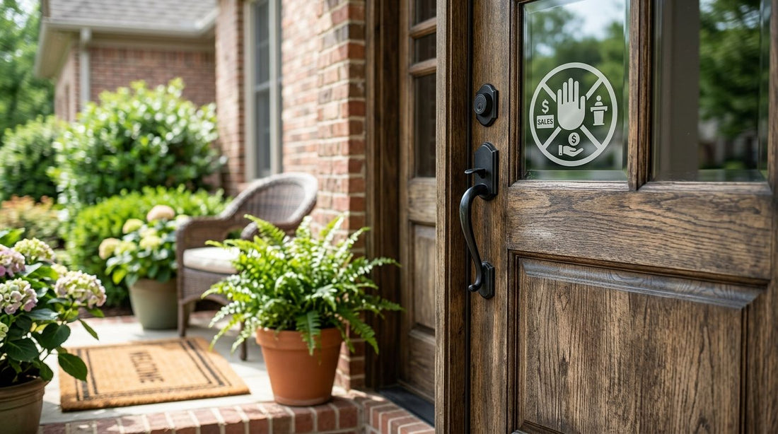 Best no soliciting door decals in 2026