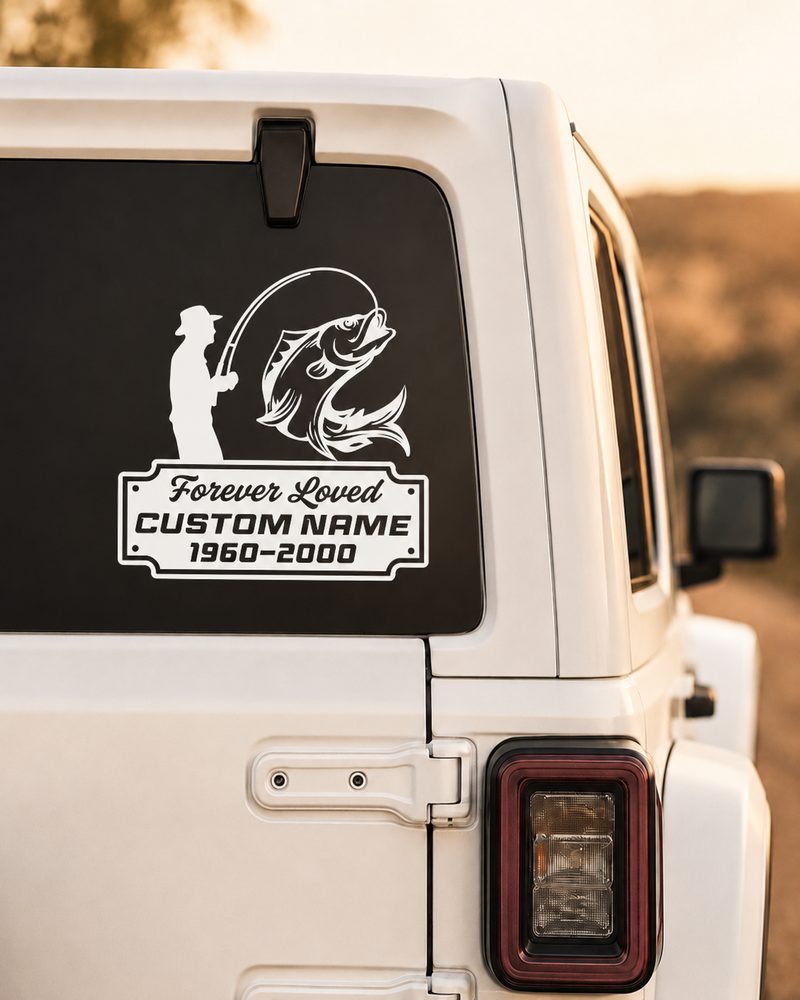 Fishing Decal - Nostalgi Factory