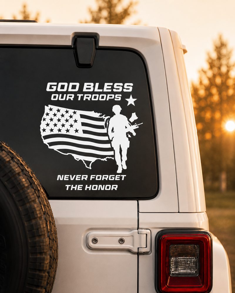 Patriotic Decal - Nostalgi Factory