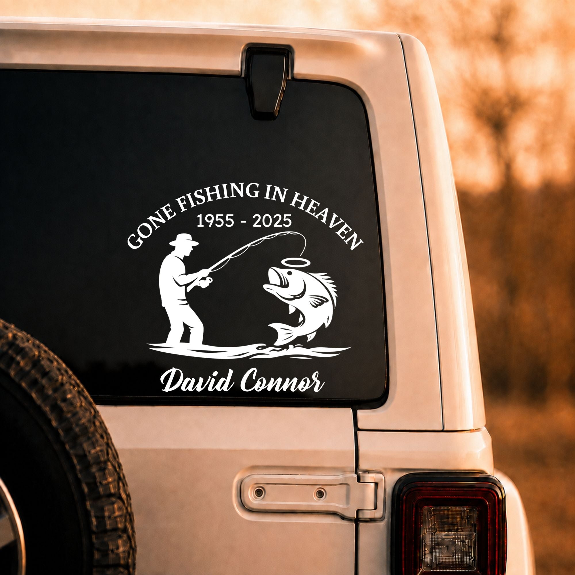 Fishing Memorial Decals