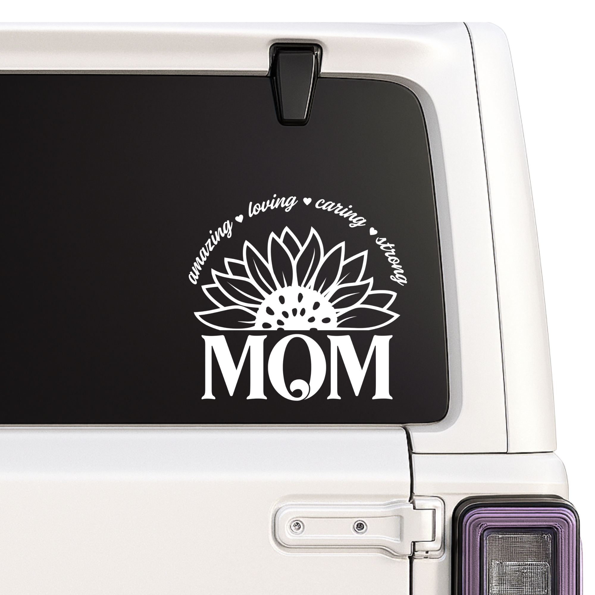 Mom Sunflower Decal Sticker | Inspirational Design with Loving Caring Message | Tumbler Mug Laptop Decal | Multiple Colors Available Nostalgi Factory
