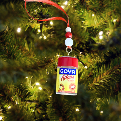 Adobo Seasoning Boricua Holiday Ornament