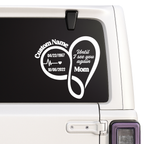 Memorial Car Decal Until I See You Again | Infinity Heart Design | Customizable Vinyl Sticker Nostalgi Factory