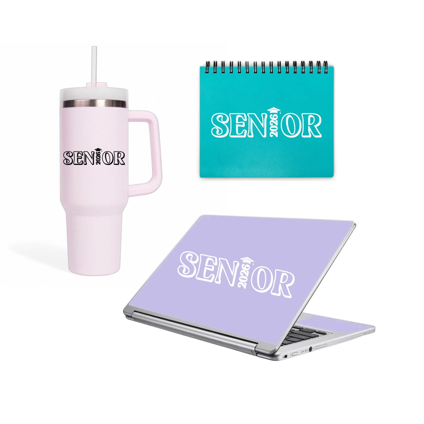 Senior 2026 Graduation Car Decal | Vinyl Window Sticker | Multiple Colors Available - Nostalgi Factory