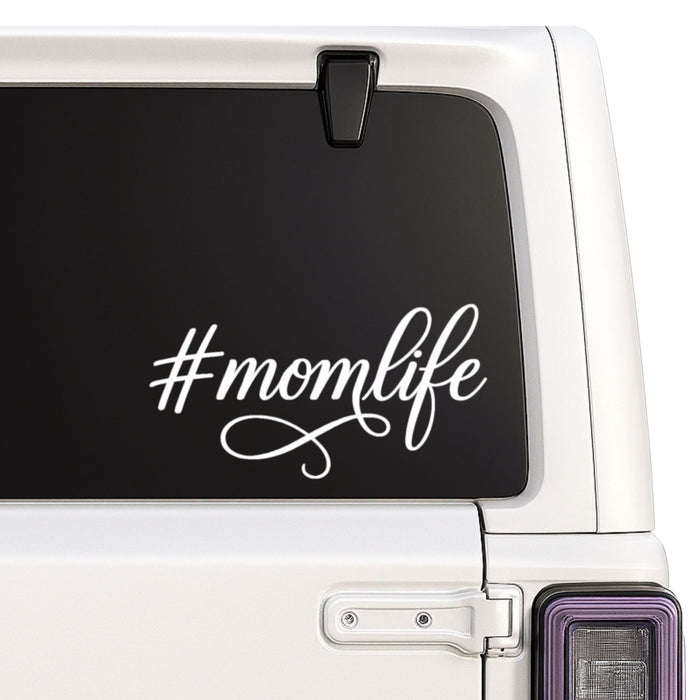 #Momlife Car Decal | Vinyl Window Sticker for Moms | 5 Color Options Nostalgi Factory
