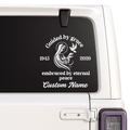 Guided by grace  memorial virgin decal