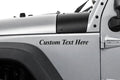 Custom Jeep Fender Decal - Personalized Side Cowl Text Decal - Custom Text Here Jeep Name Sticker - Premium Vinyl Decal - Made in USA