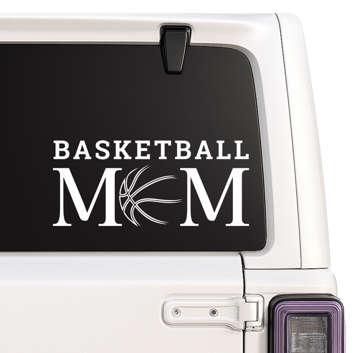 Basketball Mom Car Decal | Vinyl Window Sticker Nostalgi Factory