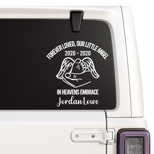 Baby Memorial Decal forever Loved
