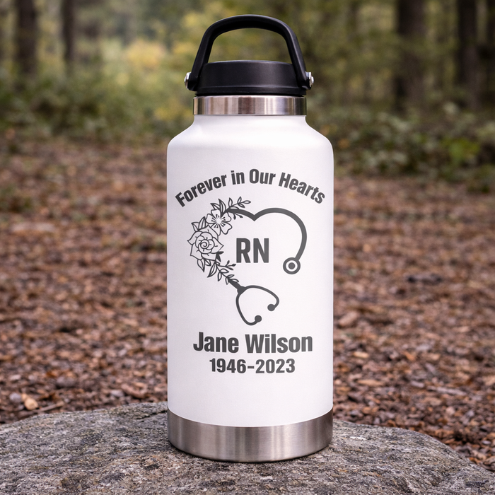 RN Nurse Memorial Decal tumbler