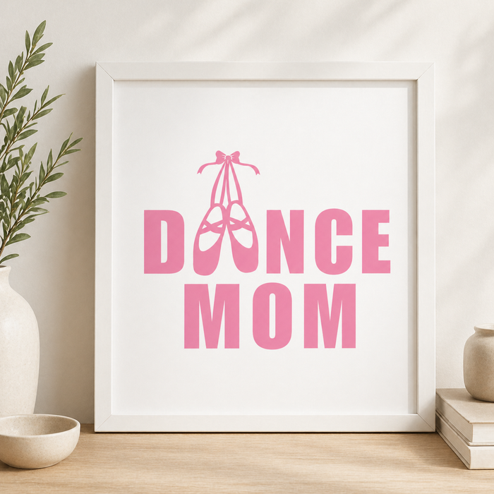 Dance Mom Car Decal | Ballet Shoes Design | Multiple Colors Available Nostalgi Factory
