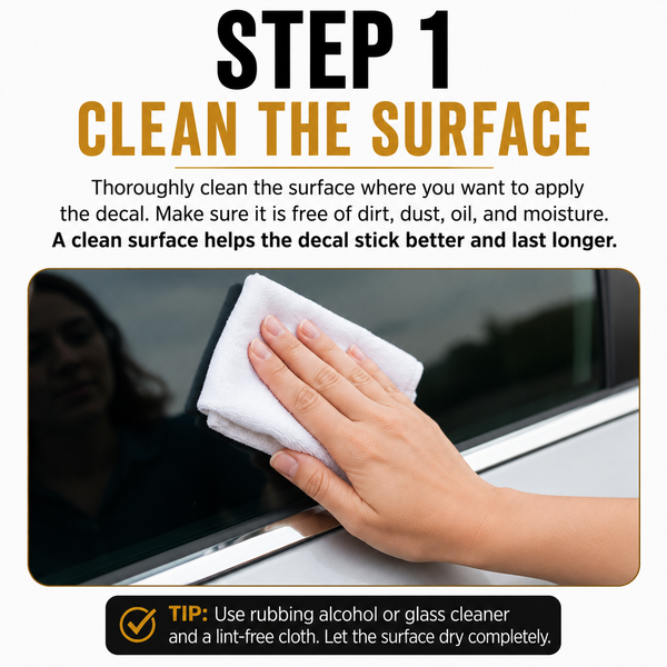 Step 1 — Clean The Surface
