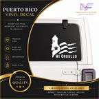 Mi Orgullo Puerto Rico Decal | El Morro Garita Vinyl Sticker | Puerto Rican Flag Car Decal | 5 Colors Nostalgi Factory