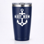 Navy Mom Car Decal | Military Anchor Vinyl Sticker | USA | 5 Color Options Nostalgi Factory