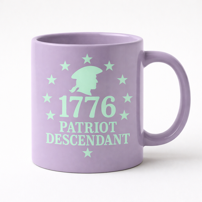 1776 | Patriot Descendant Vinyl Decal | Available in 5 Colors Nostalgi Factory