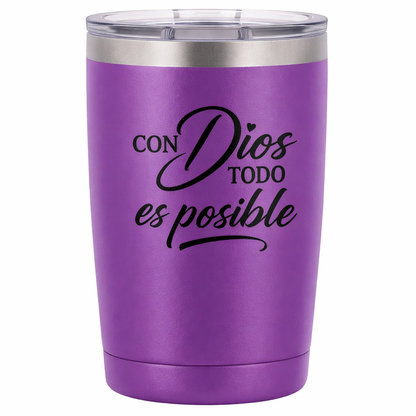Con Dios Todo Es Posible - Spanish Inspirational Decal Nostalgi Factory