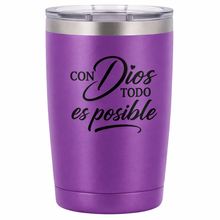Con Dios Todo Es Posible - Spanish Inspirational Decal Nostalgi Factory