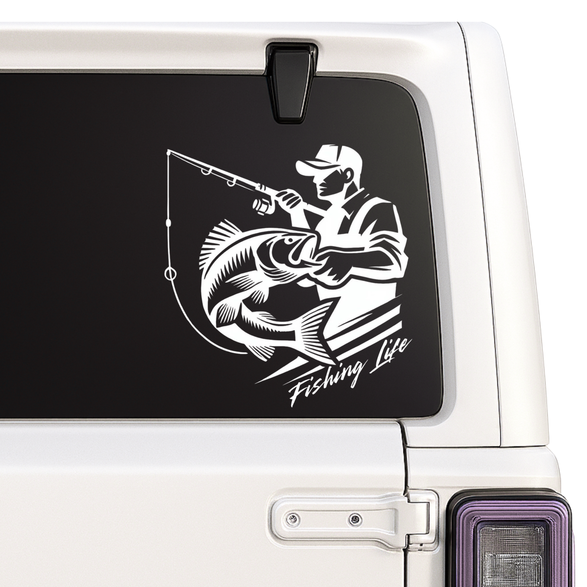 Fishing Life | Decal Sticker | Car Window Nostalgi Factory