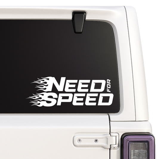 Need For Speed Car Vinyl Decal Sticker | 5 Colors Available | Weatherproof Vinyl Nostalgi Factory