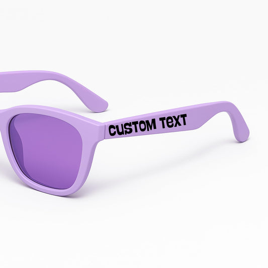 Set of 10 | DECALS ONLY | Personalized Sunglasses | Wedding Favors Name Decal | Birthday | Personalized Gifts | Motivational Quote Sunglasses