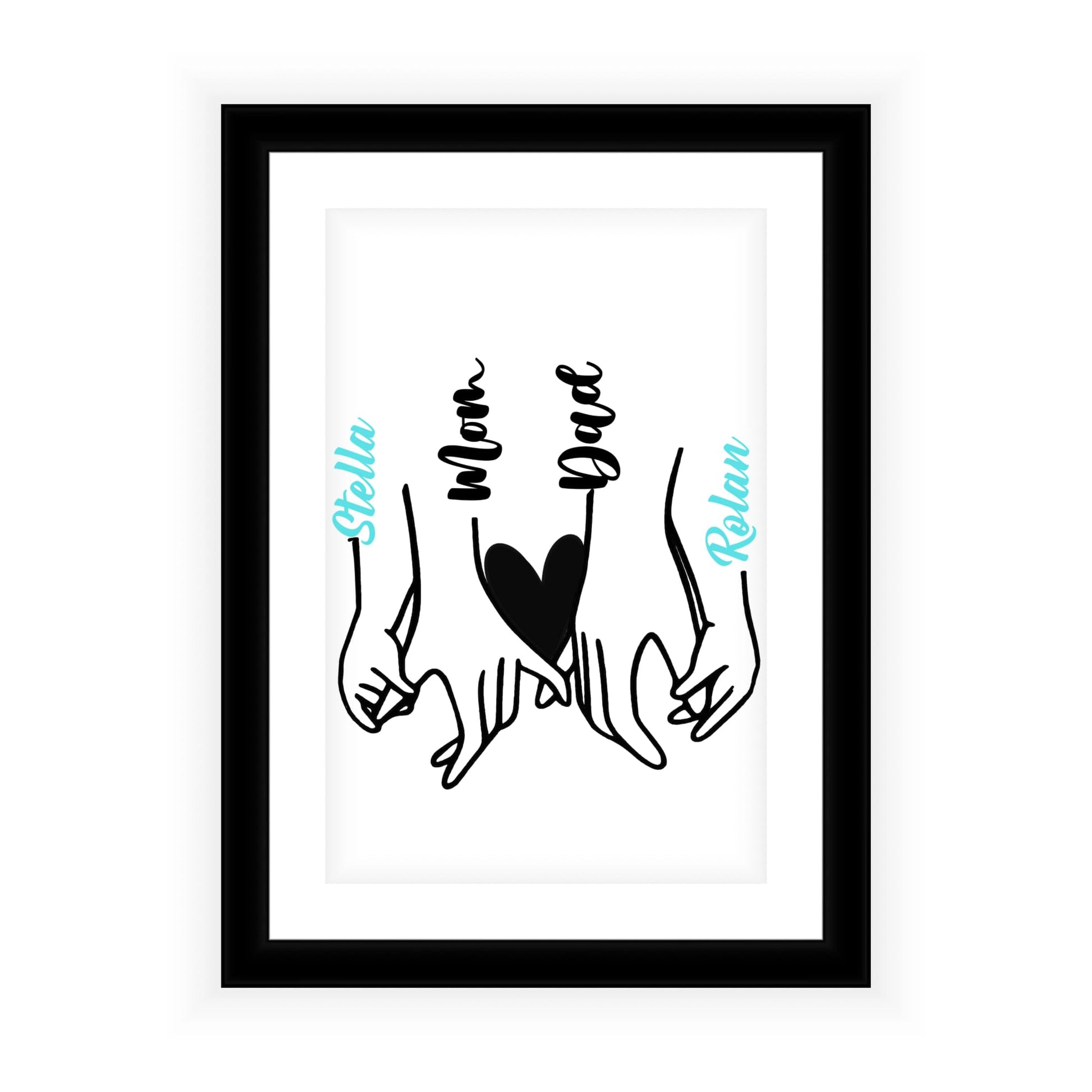 Personalized Family Car Decal | Car Window Sticker | Vinyl Decal for Frame | Multiple Colors Available | Application Instructions Included - Nostalgi Factory