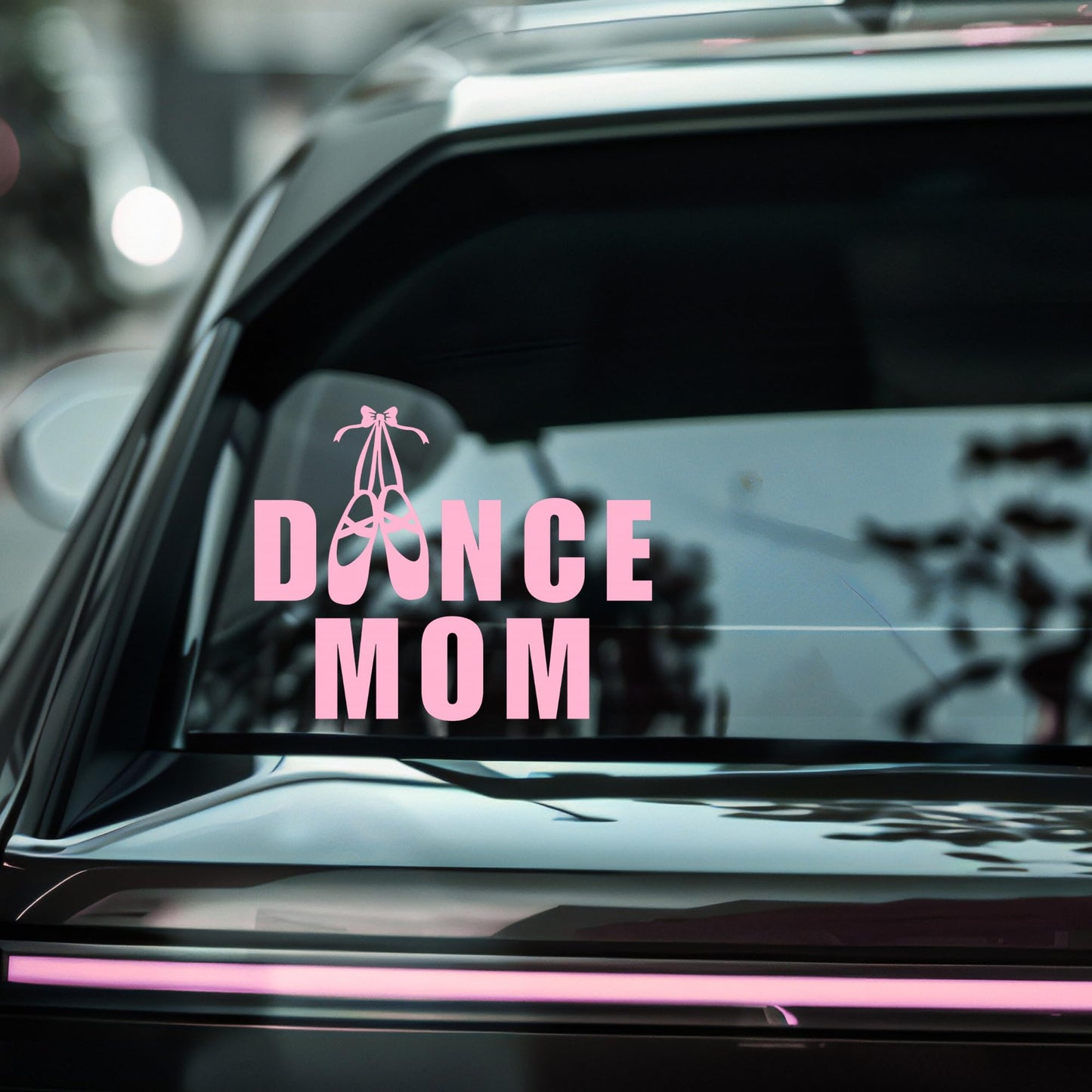 Dance Mom Car Decal | Ballet Shoes Design | Multiple Colors Available