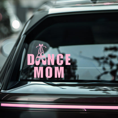Dance Mom Car Decal | Ballet Shoes Design | Multiple Colors Available