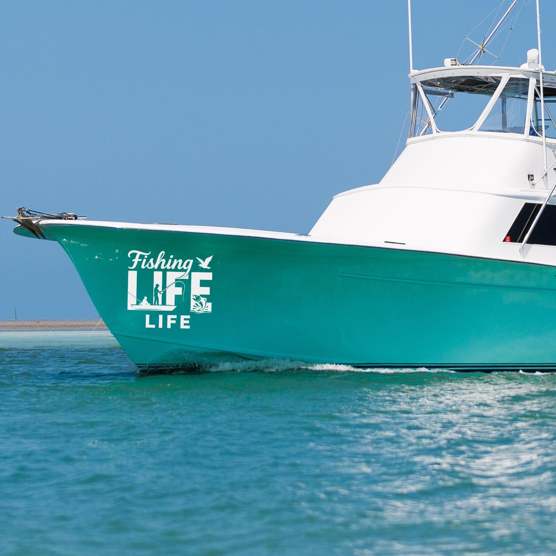Fishing LIFE Vinyl Decal Sticker for Car Windows| Boats | Laptops & Outdoor Gear | Gift - Nostalgi Factory