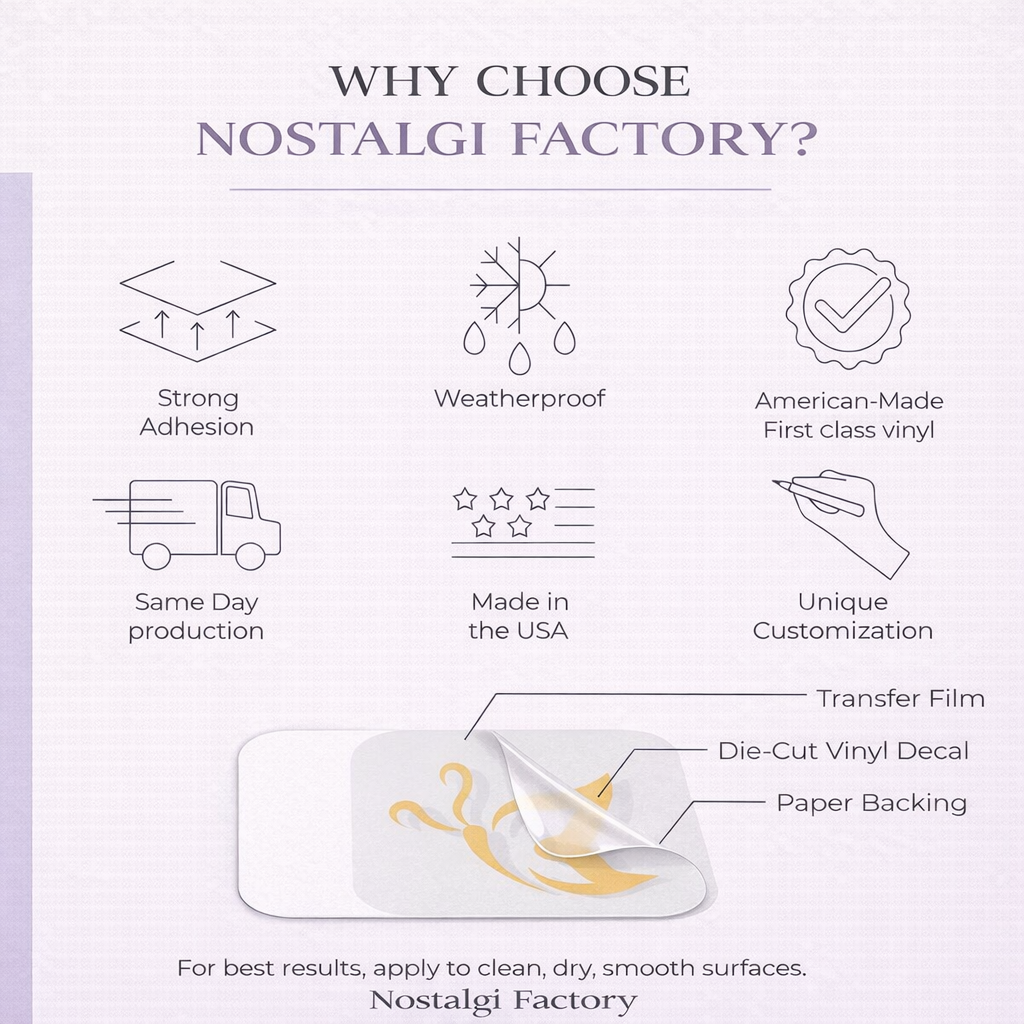 Orange 4-inch car decal featuring the humorous "My Therapist Has A Wet Nose" dog design by Nostalgi Factory.