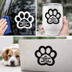 My Therapist Has A Wet Nose - Funny Dog Car Decal - Nostalgi Factory