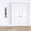 Welcome to Our HOME Dog Paw Print Vinyl Wall/Window Decal | Multiple Colors Available | 22.6 x 8 inches - Nostalgi Factory