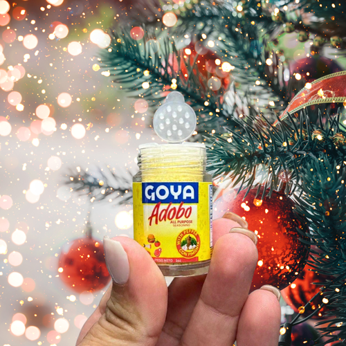 Adobo Seasoning Boricua Holiday Ornament - Nostalgi Factory