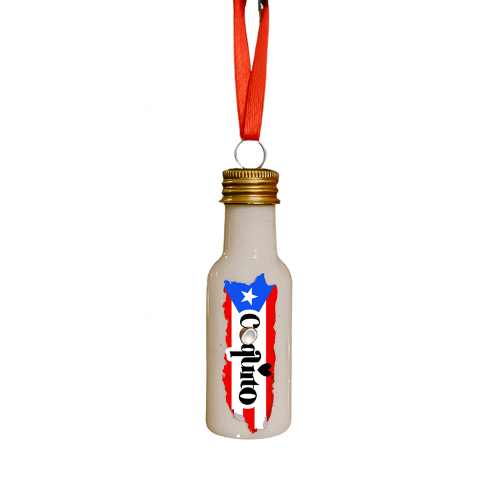 Small Coquito Ornament – Puerto Rican Holiday Keepsake - Nostalgi Factory