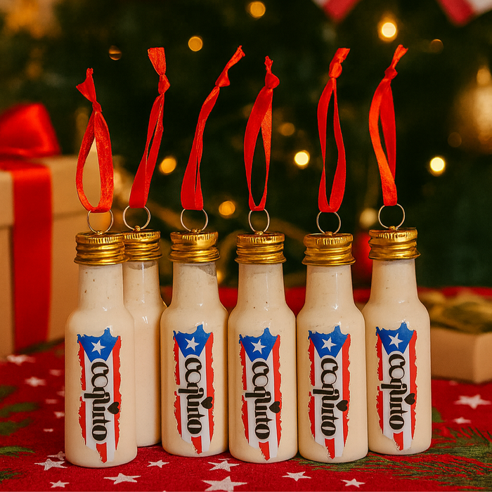 Small Coquito Ornament – Puerto Rican Holiday Keepsake - Nostalgi Factory