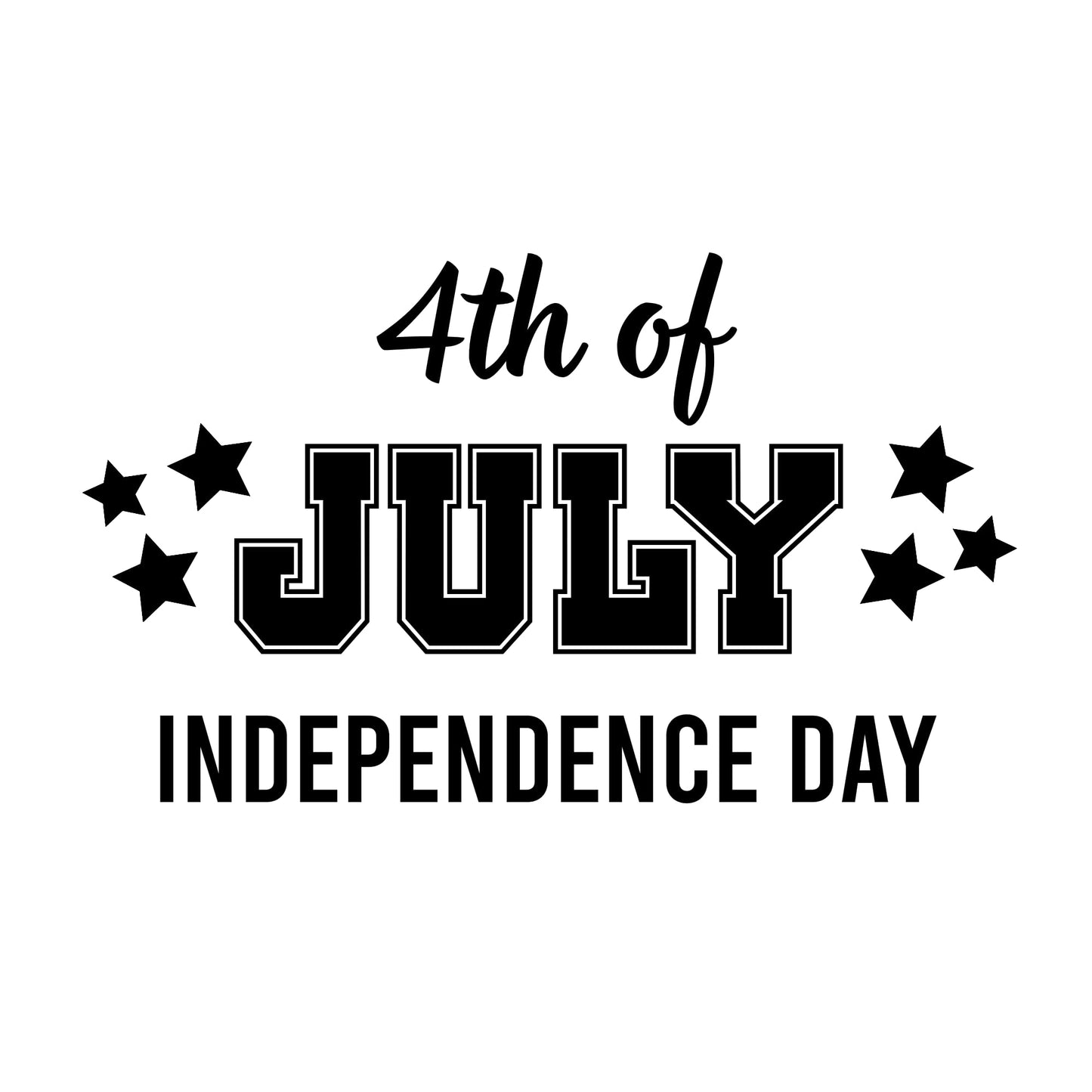 Nostalgi Factory patriotic 4th of July shirt iron-on transfer with stars and American flag design for Independence Day.