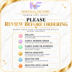 Our Family decal review before ordering checklist